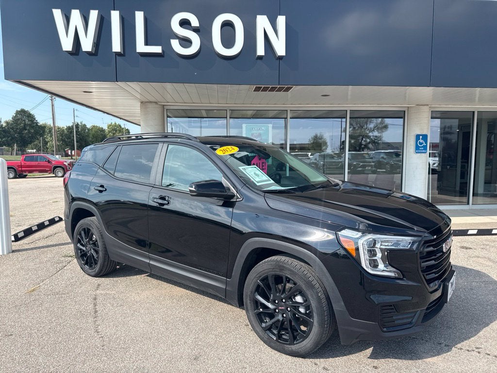 Black (Ebony Twilight Metallic) 2024 GMC Terrain SUV / Crossover All-Wheel Drive Automatic