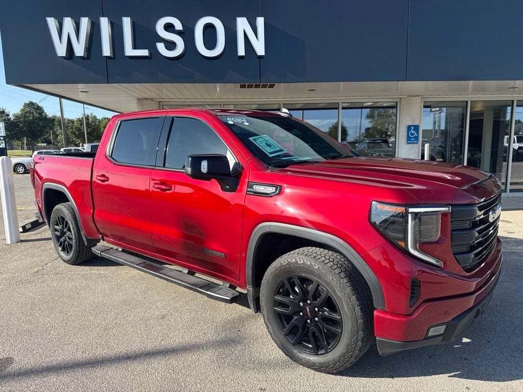 Volcanic Red Tintcoat 2024 GMC Sierra 1500 Pickup Truck Four-Wheel Drive Automatic
