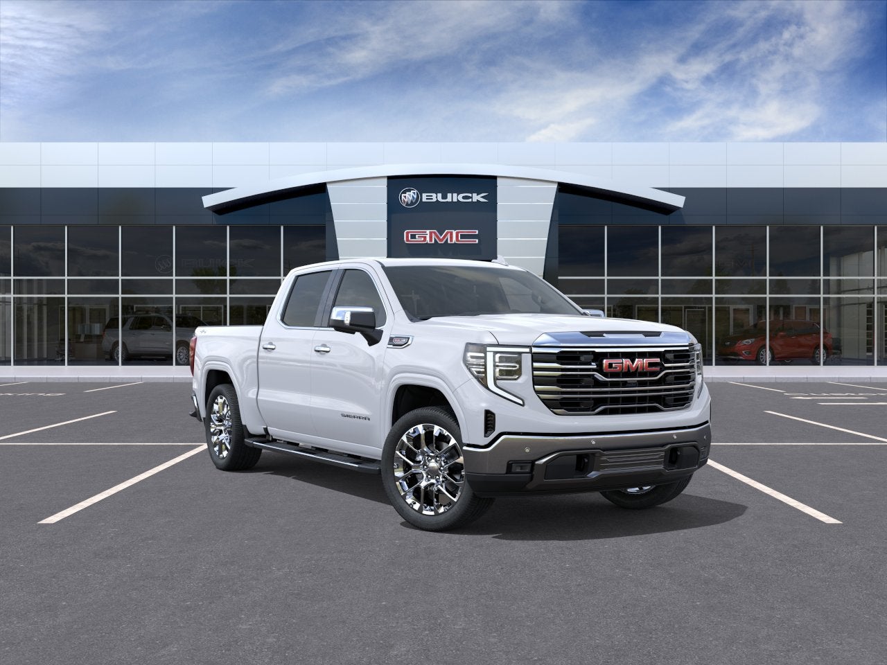 2026 GMC Sierra 1500 Blanco (Glacier White Tricoat) Camioneta Todo terreno Automática