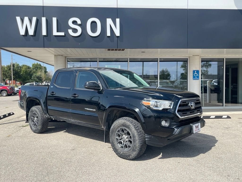 Black 2017 Toyota Tacoma Pickup Truck Four-Wheel Drive 