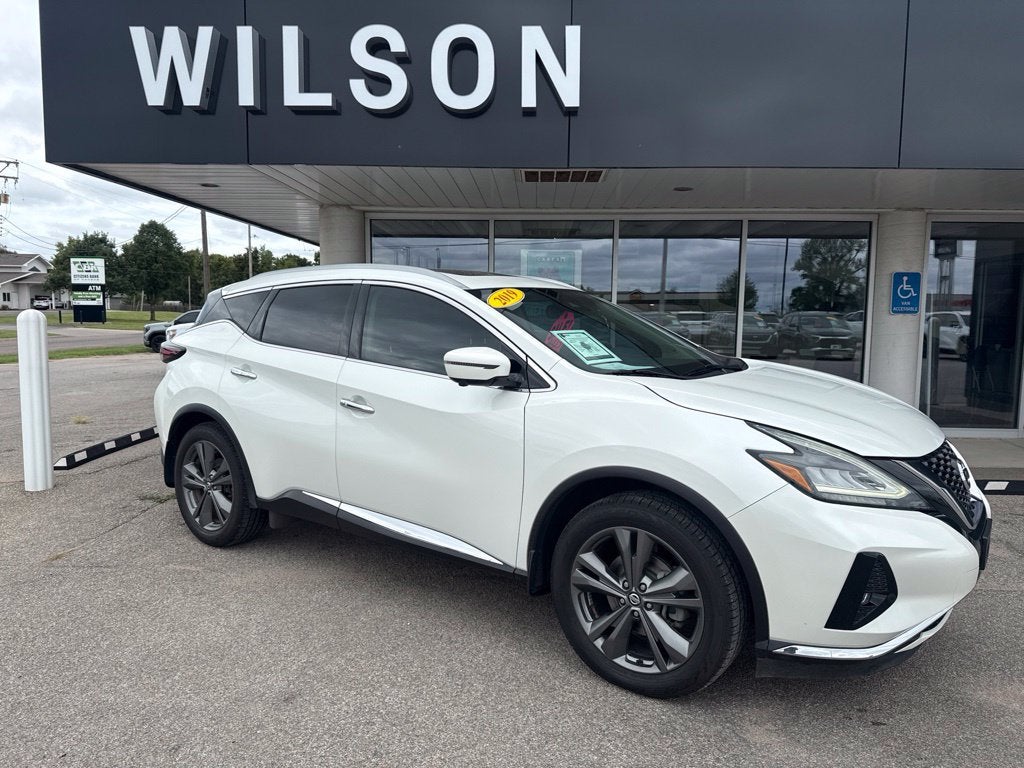 White 2019 Nissan Murano SUV / Crossover Front-Wheel Drive 