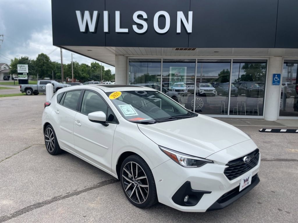 White 2025 Subaru Impreza Sport AWD Wagon All-Wheel Drive 