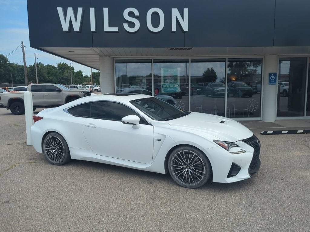 White 2015 Lexus RC F Coupe Rear-Wheel Drive 
