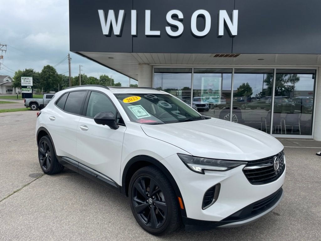 White Frost Tricoat 2023 Buick Envision Essence AWD SUV / Crossover All-Wheel Drive Automatic