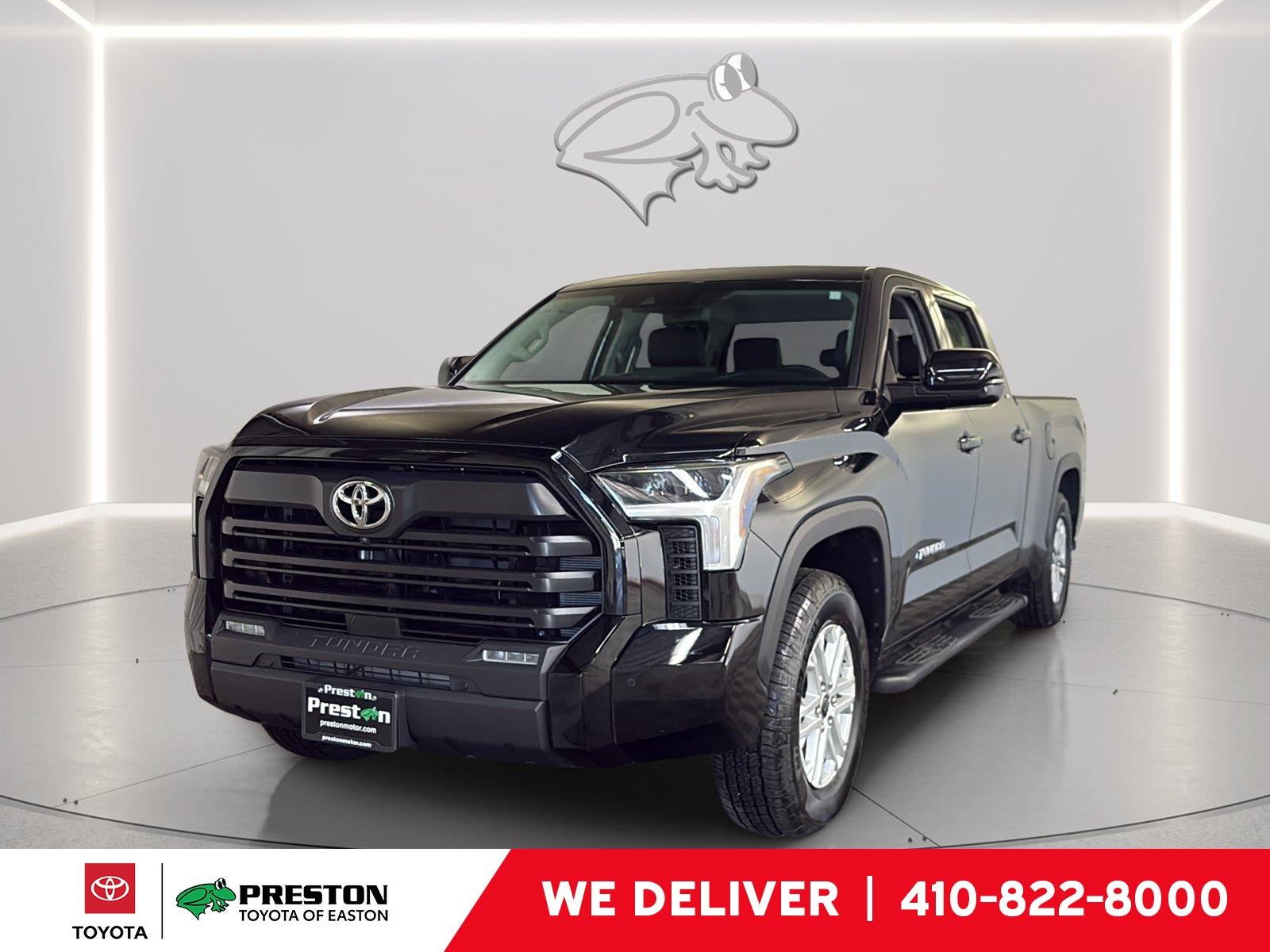 Midnight Black Metal 2023 Toyota Tundra Pickup Truck Four-Wheel Drive Automatic