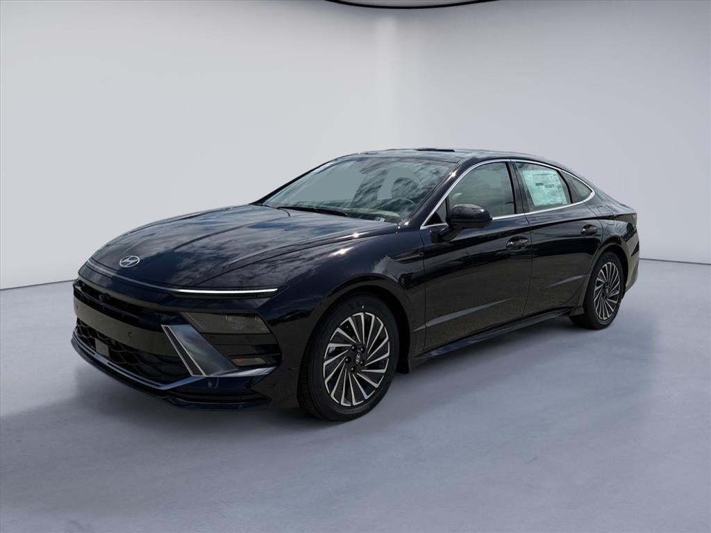 Carbon Blue 2026 Hyundai Sonata Hybrid Sedan Front-Wheel Drive 6-Speed Automatic