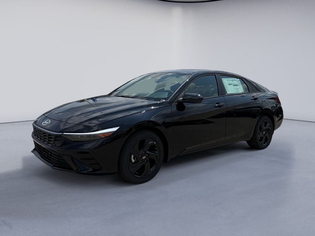 Abyss Black 2026 Hyundai Elantra Sedan Front-Wheel Drive Continuously Variable Transmission