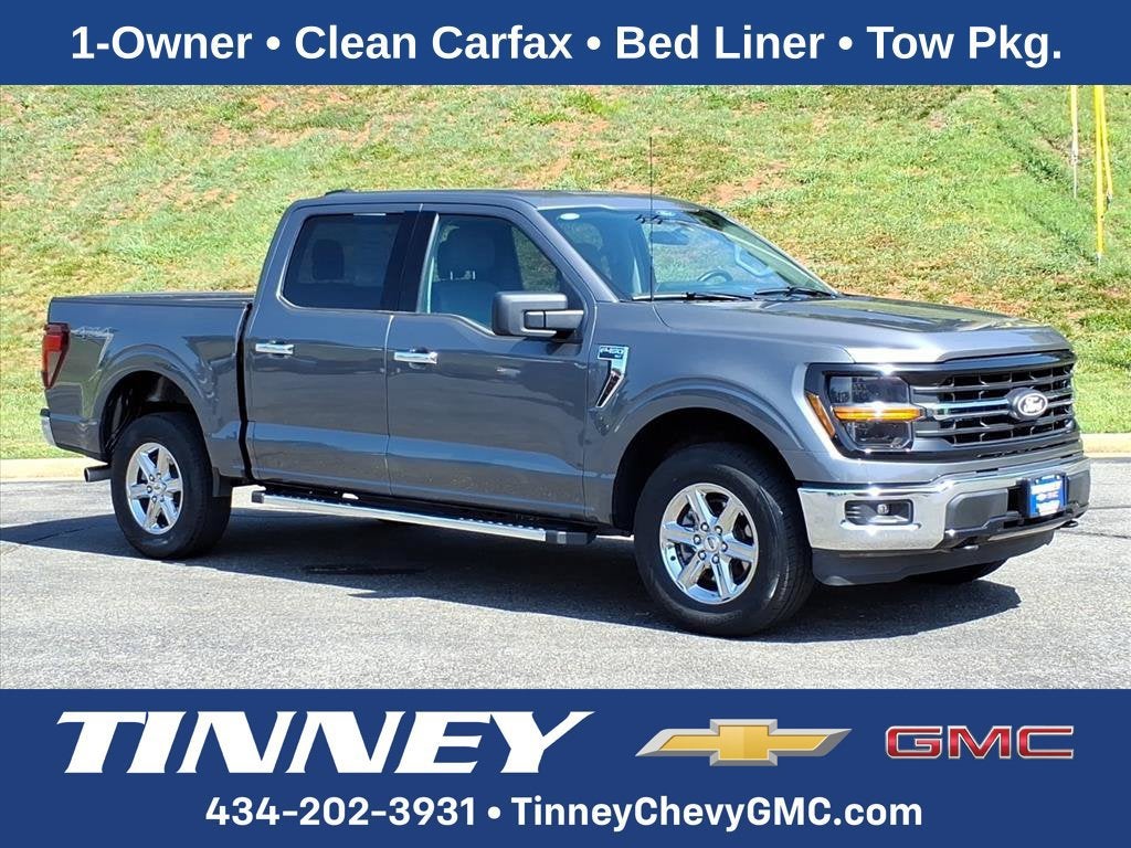 Gray 2025 Ford F-150 Pickup Truck Four-Wheel Drive Automatic