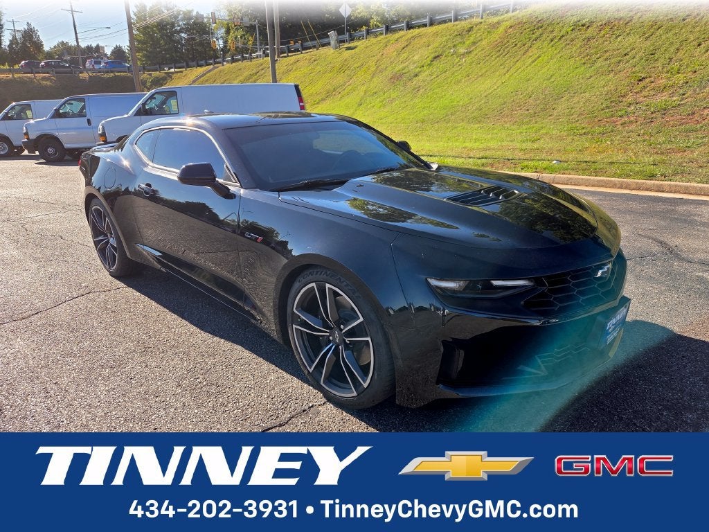 Black 2021 Chevrolet Camaro Coupe Rear-Wheel Drive Manual