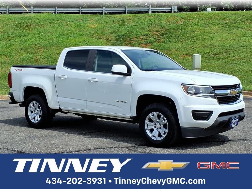 Summit White 2019 Chevrolet Colorado Pickup Truck Four-Wheel Drive Automatic