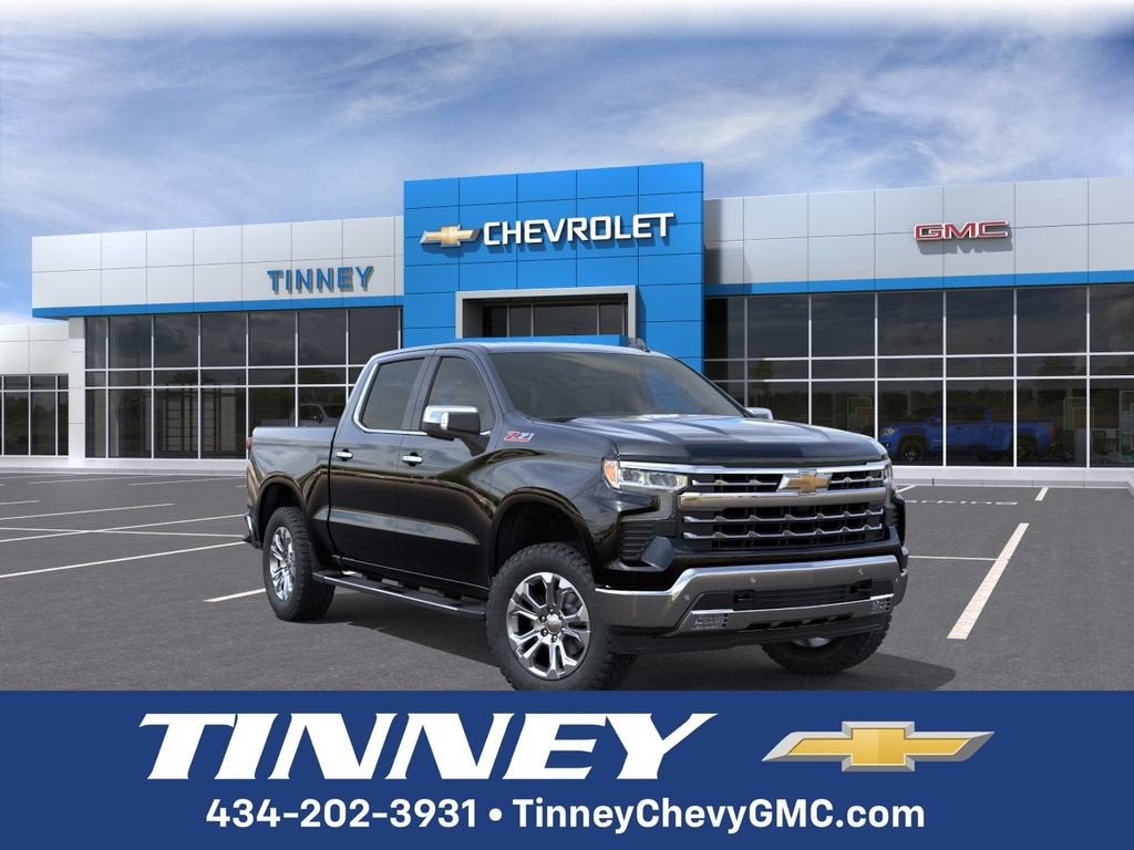Black 2026 Chevrolet Silverado 1500 Pickup Truck Four-Wheel Drive Automatic