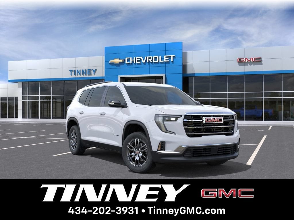 Summit White 2026 GMC Acadia SUV / Crossover Four-Wheel Drive Automatic