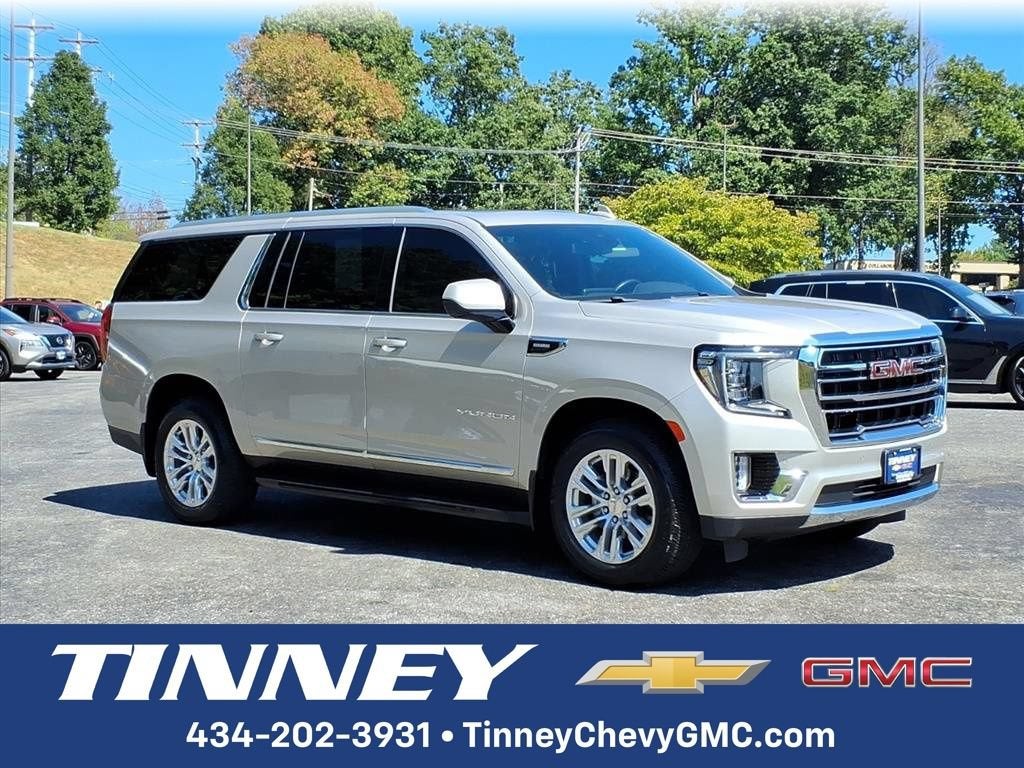 Brown (Pearl Beige Metallic) 2023 GMC Yukon XL SUV / Crossover Four-Wheel Drive Automatic