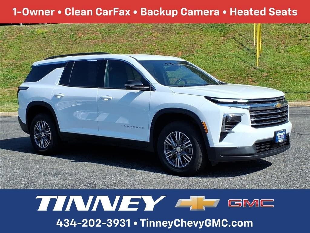 Summit White 2025 Chevrolet Traverse SUV / Crossover Front-Wheel Drive Automatic