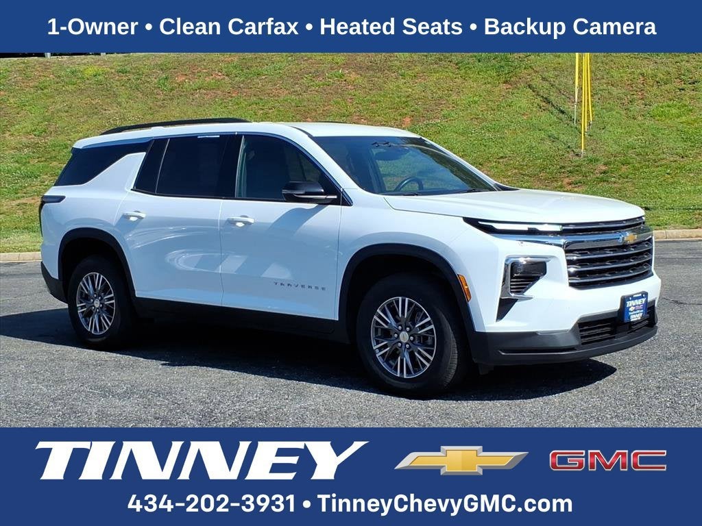 Summit White 2025 Chevrolet Traverse SUV / Crossover Front-Wheel Drive Automatic