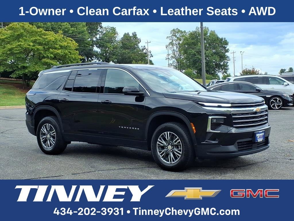 Mosaic Black Metallic 2025 Chevrolet Traverse SUV / Crossover Four-Wheel Drive Automatic