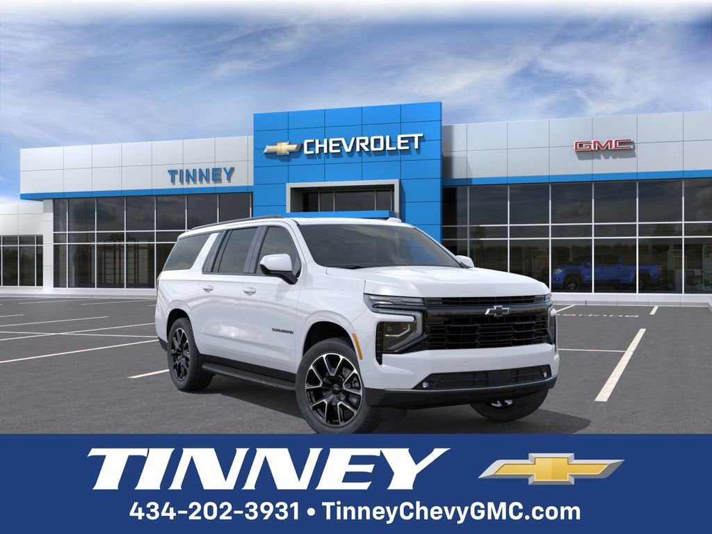 Summit White 2026 Chevrolet Suburban SUV / Crossover Four-Wheel Drive Automatic