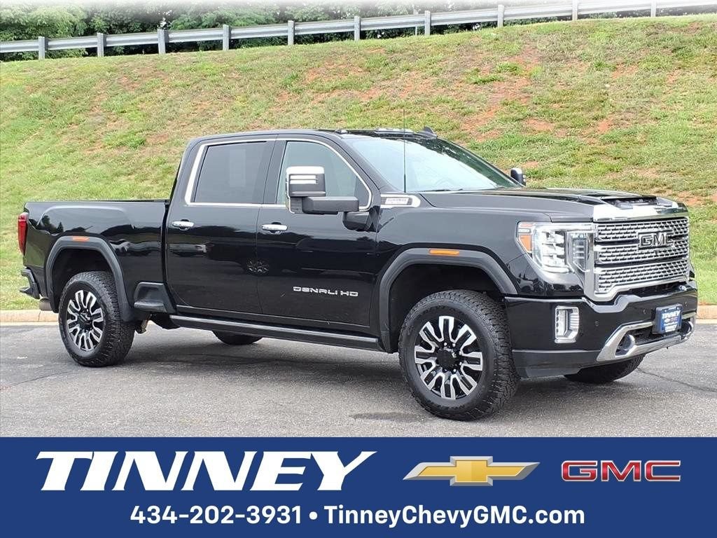 Black (Ebony Twilight Metallic) 2022 GMC Sierra 3500HD Pickup Truck Four-Wheel Drive Automatic