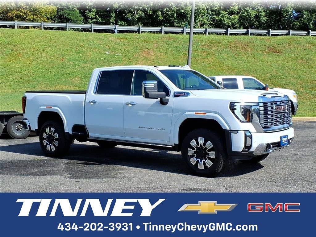 Summit White 2024 GMC Sierra 3500HD Pickup Truck Four-Wheel Drive Automatic
