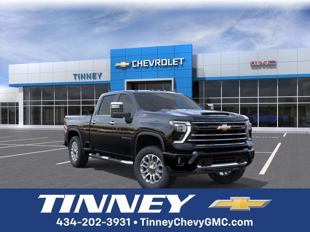 Black 2026 Chevrolet Silverado 3500HD Pickup Truck Four-Wheel Drive Automatic
