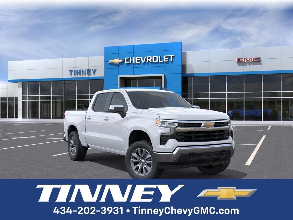 Summit White 2026 Chevrolet Silverado 1500 Pickup Truck Four-Wheel Drive Automatic