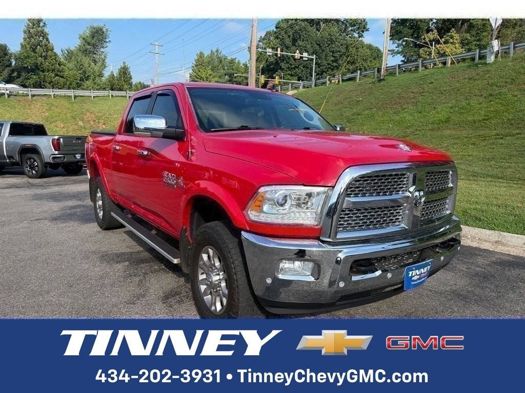 Flame Red Clearcoat Red 2016 RAM 2500 Pickup Truck Four-Wheel Drive 6-Speed Automatic