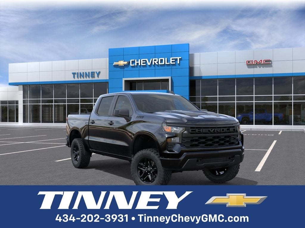 Black 2026 Chevrolet Silverado 1500 Pickup Truck Four-Wheel Drive Automatic