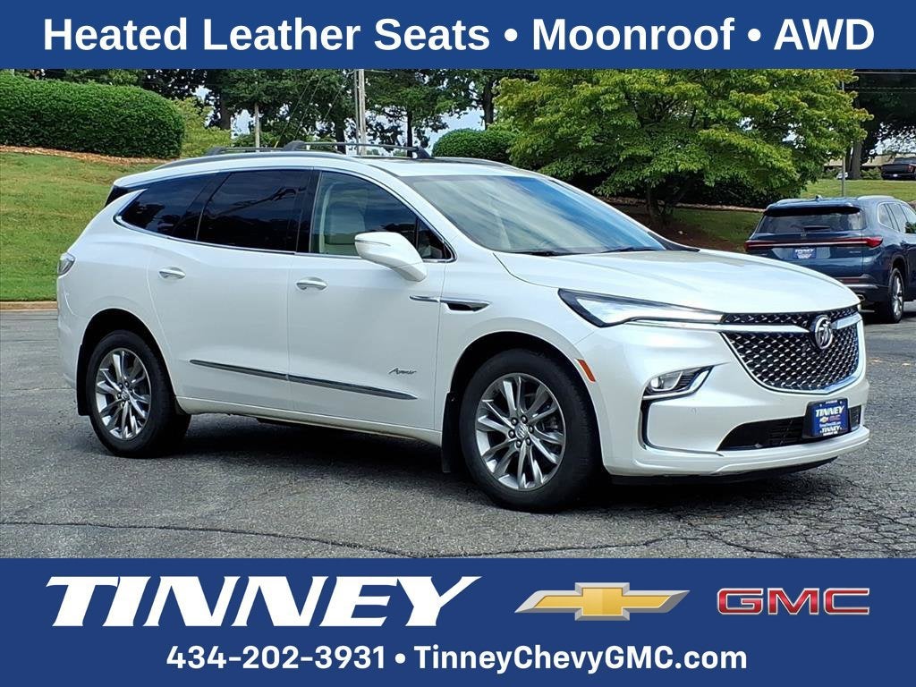 White Frost Tricoat 2023 Buick Enclave SUV / Crossover Four-Wheel Drive Automatic