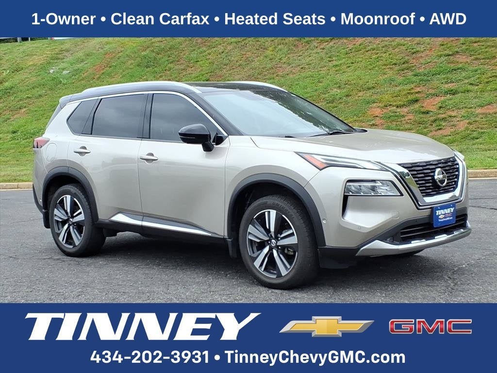 Brown (Tan) 2021 Nissan Rogue SUV / Crossover All-Wheel Drive Continuously Variable Transmission