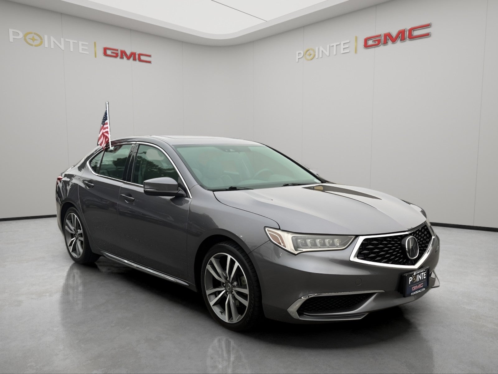 Gray 2019 Acura TLX Sedan Front-Wheel Drive Automatic