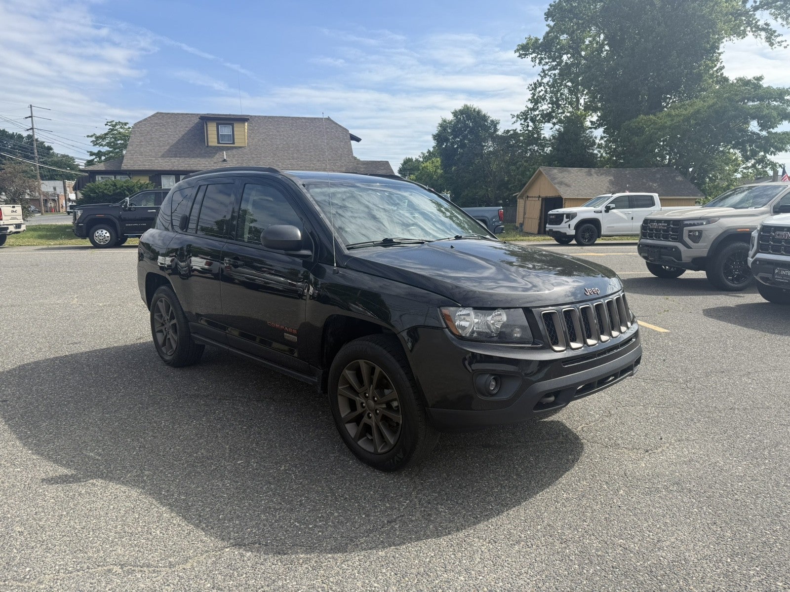 Black 2016 Jeep Compass Sport 75th Anniversary 4WD SUV / Crossover Four-Wheel Drive Automatic