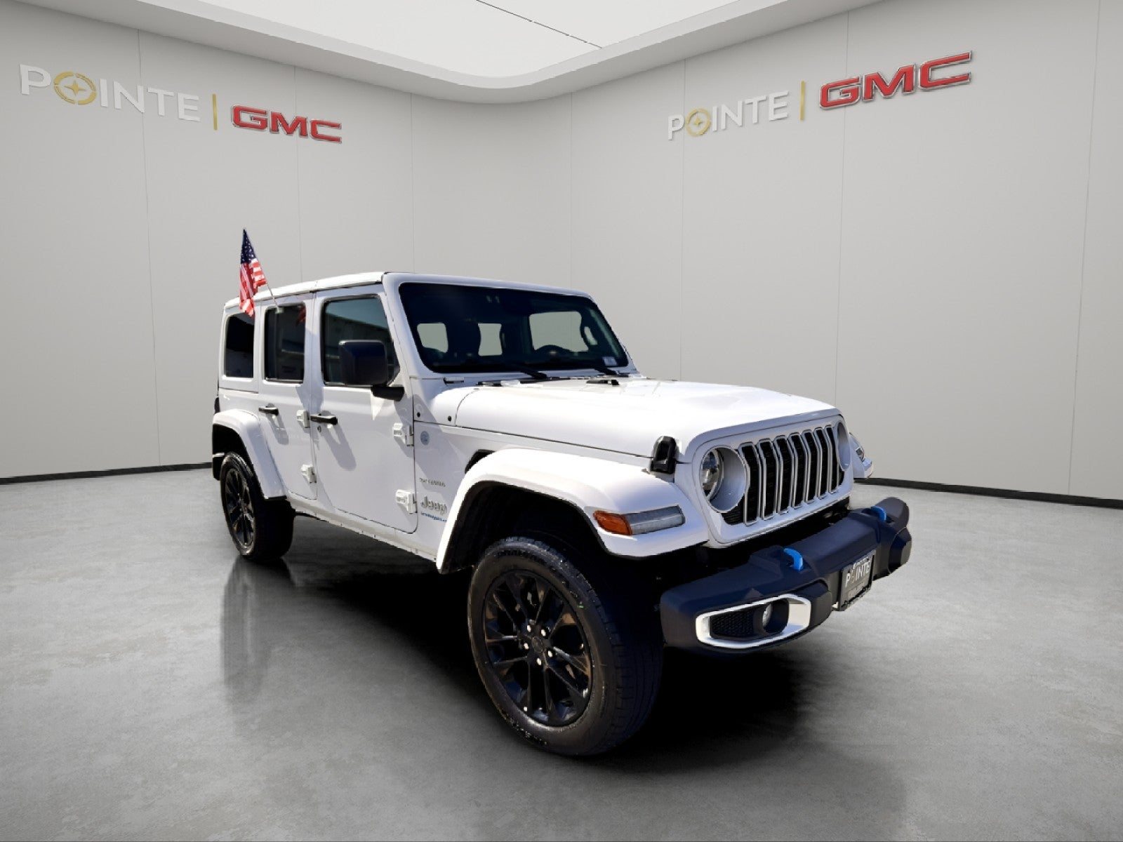 White 2024 Jeep Wrangler 4xe Sahara 4WD SUV / Crossover Four-Wheel Drive 8-Speed Automatic