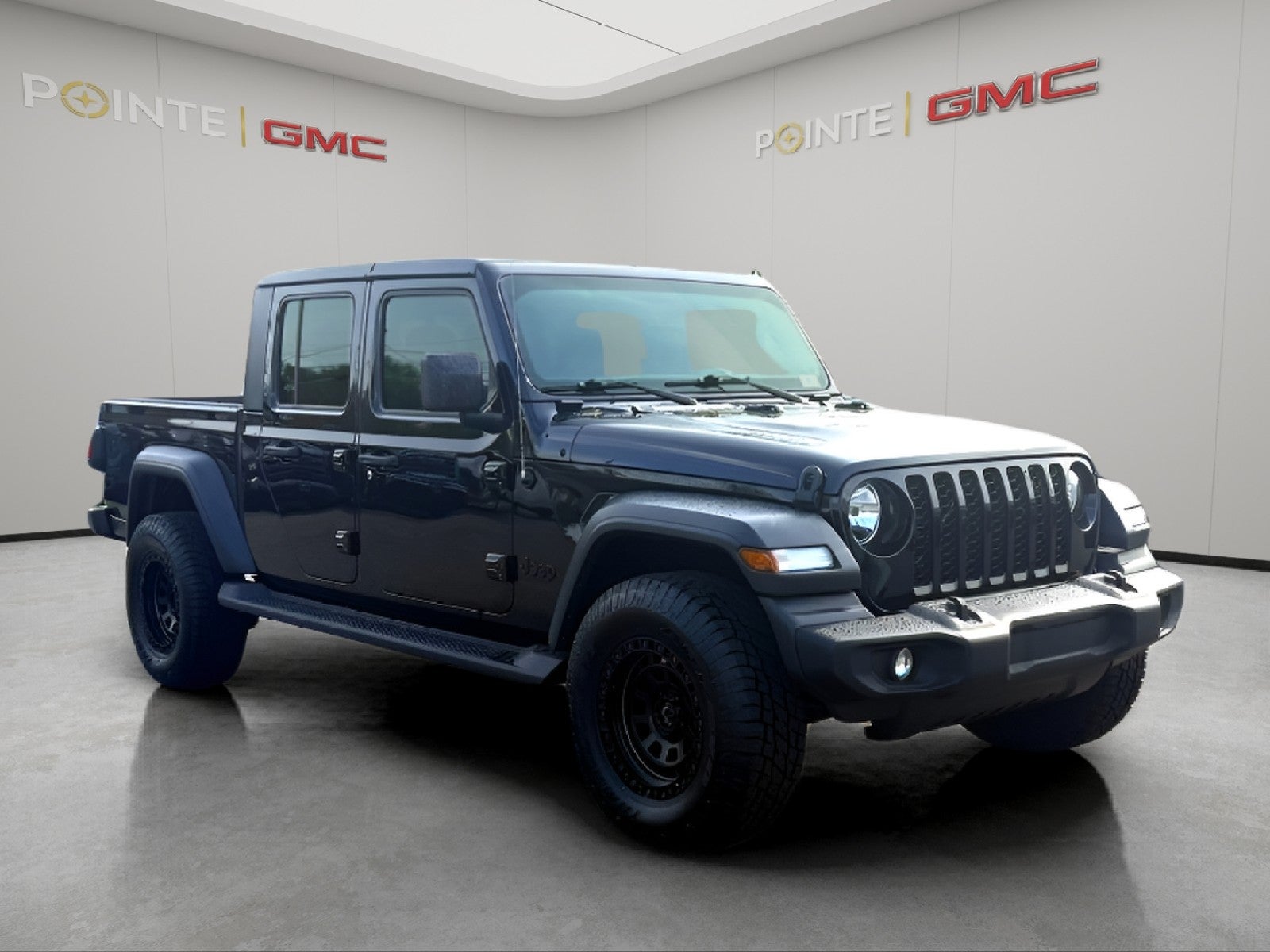 Black 2020 Jeep Gladiator Sport Crew Cab 4WD Pickup Truck Four-Wheel Drive 