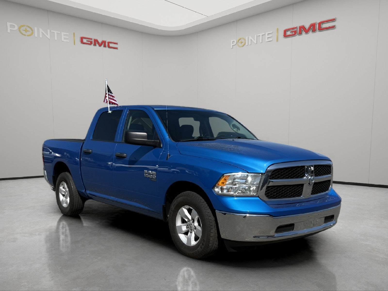 Blue 2022 RAM 1500 Classic SLT Crew Cab RWD Pickup Truck 4X2 Automatic