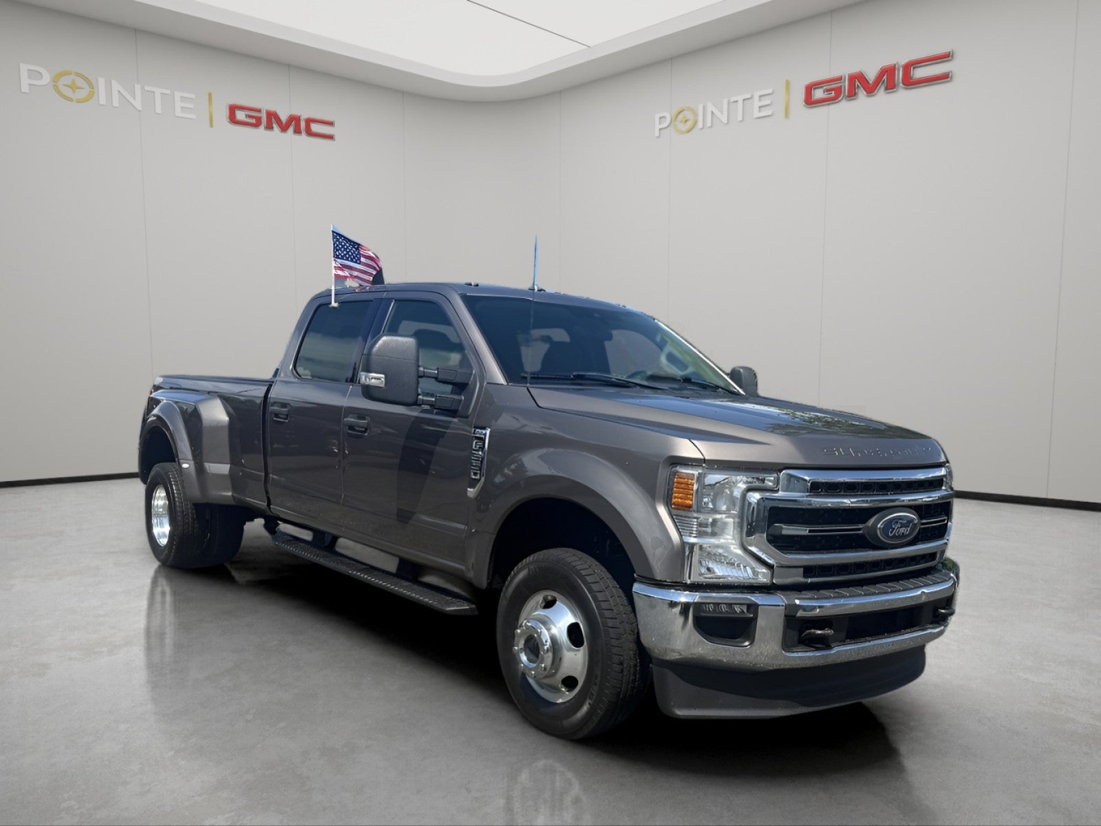 Brown 2022 Ford F-350 Super Duty Pickup Truck Four-Wheel Drive Automatic
