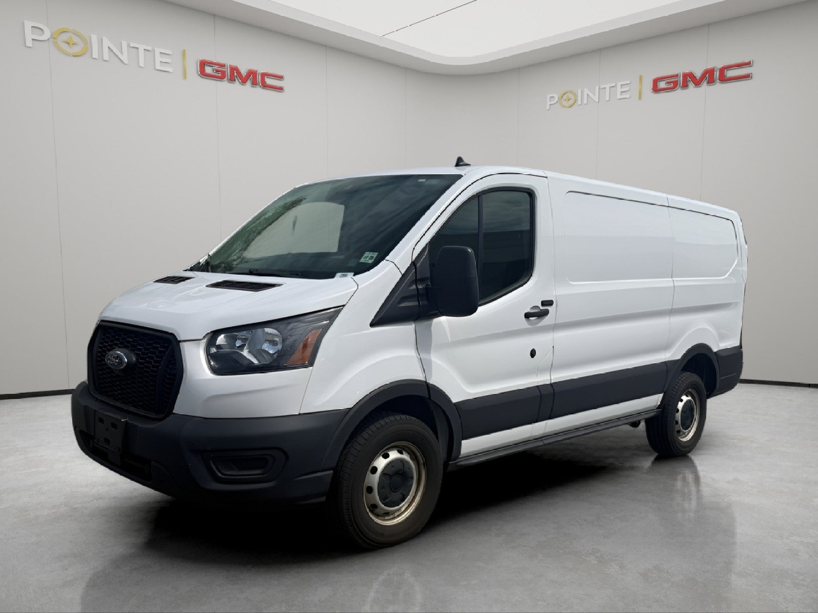 White 2023 Ford Transit Cargo Van Rear-Wheel Drive Automatic