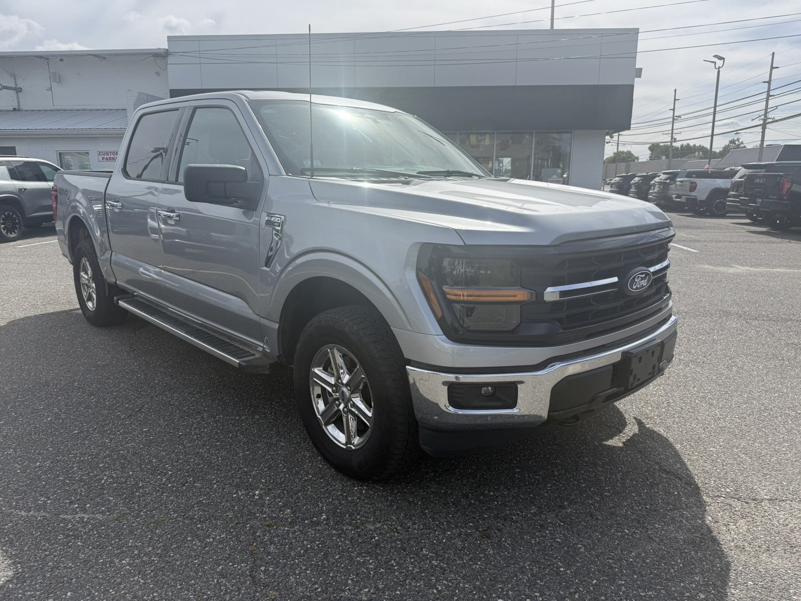 Silver 2025 Ford F-150 Pickup Truck Four-Wheel Drive Automatic