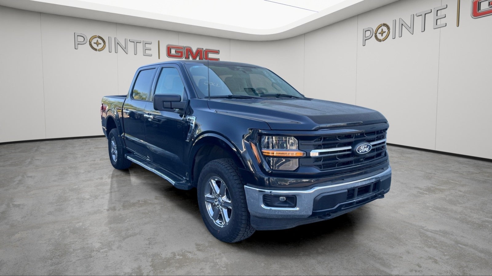 Black 2025 Ford F-150 Pickup Truck Four-Wheel Drive Automatic