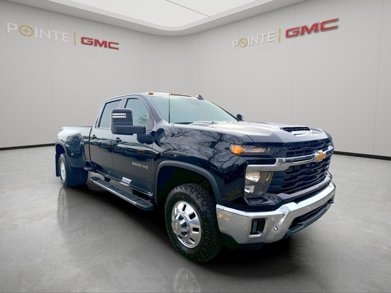 Black 2025 Chevrolet Silverado 3500HD Pickup Truck Four-Wheel Drive Automatic
