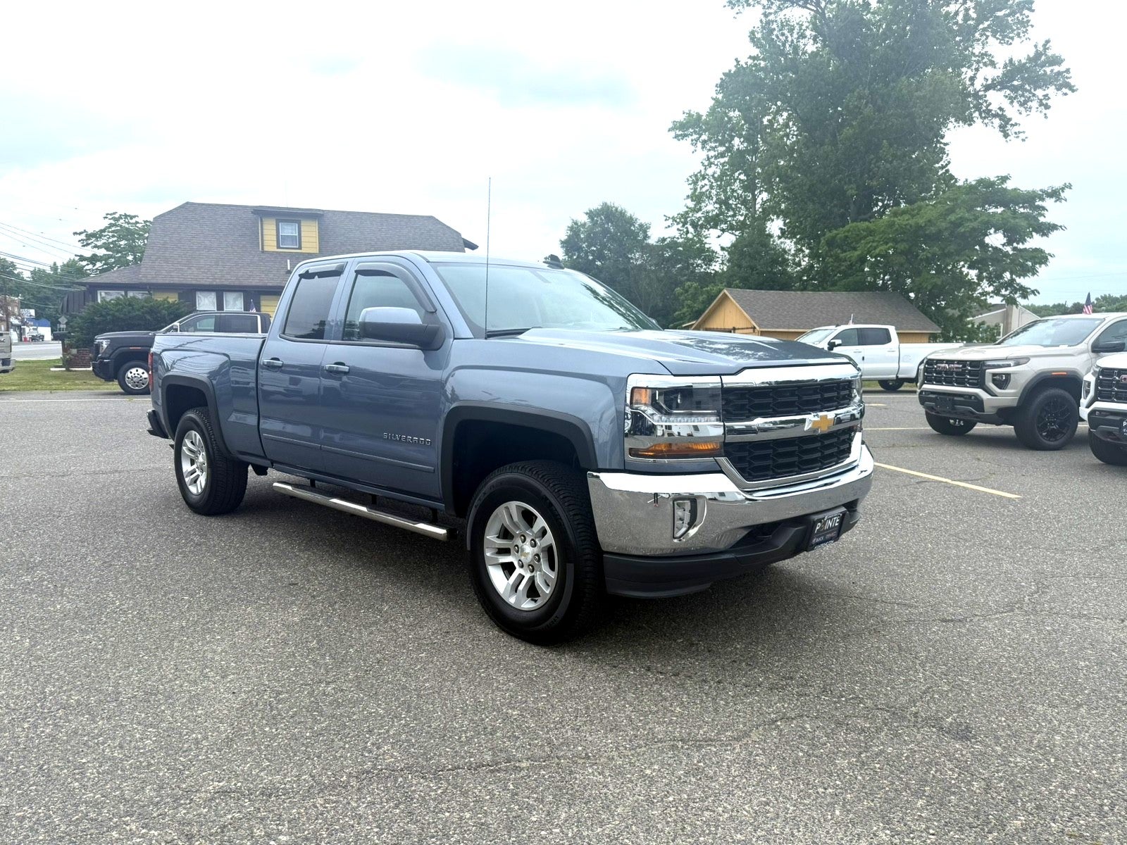 Gray (Slate Grey Metallic) 2016 Chevrolet Silverado 1500 LT Double Cab 4WD Pickup Truck Four-Wheel Drive Automatic