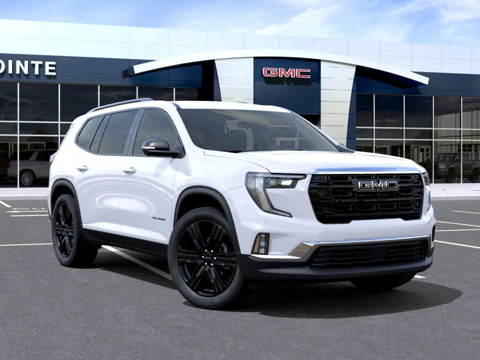 Summit White 2026 GMC Acadia SUV / Crossover Four-Wheel Drive Automatic