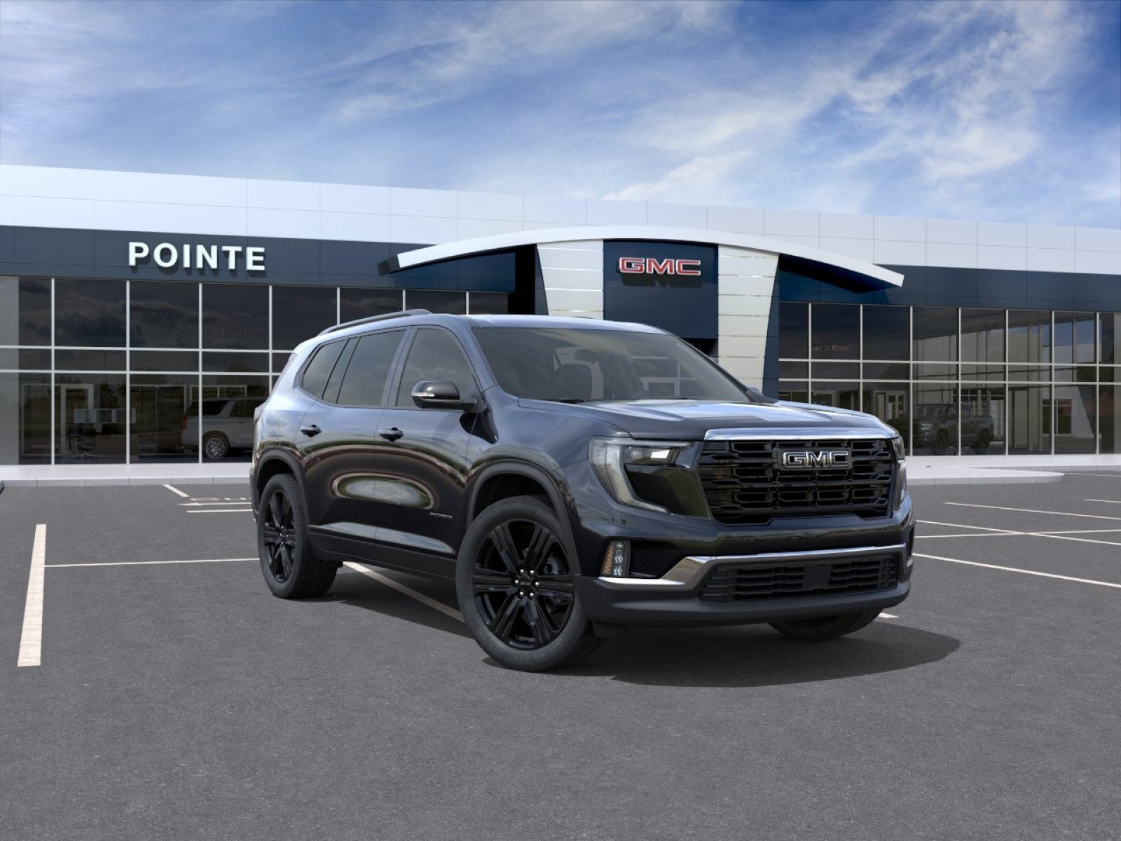 Black (Ebony Twilight Metallic) 2026 GMC Acadia Elevation AWD SUV / Crossover Four-Wheel Drive Automatic