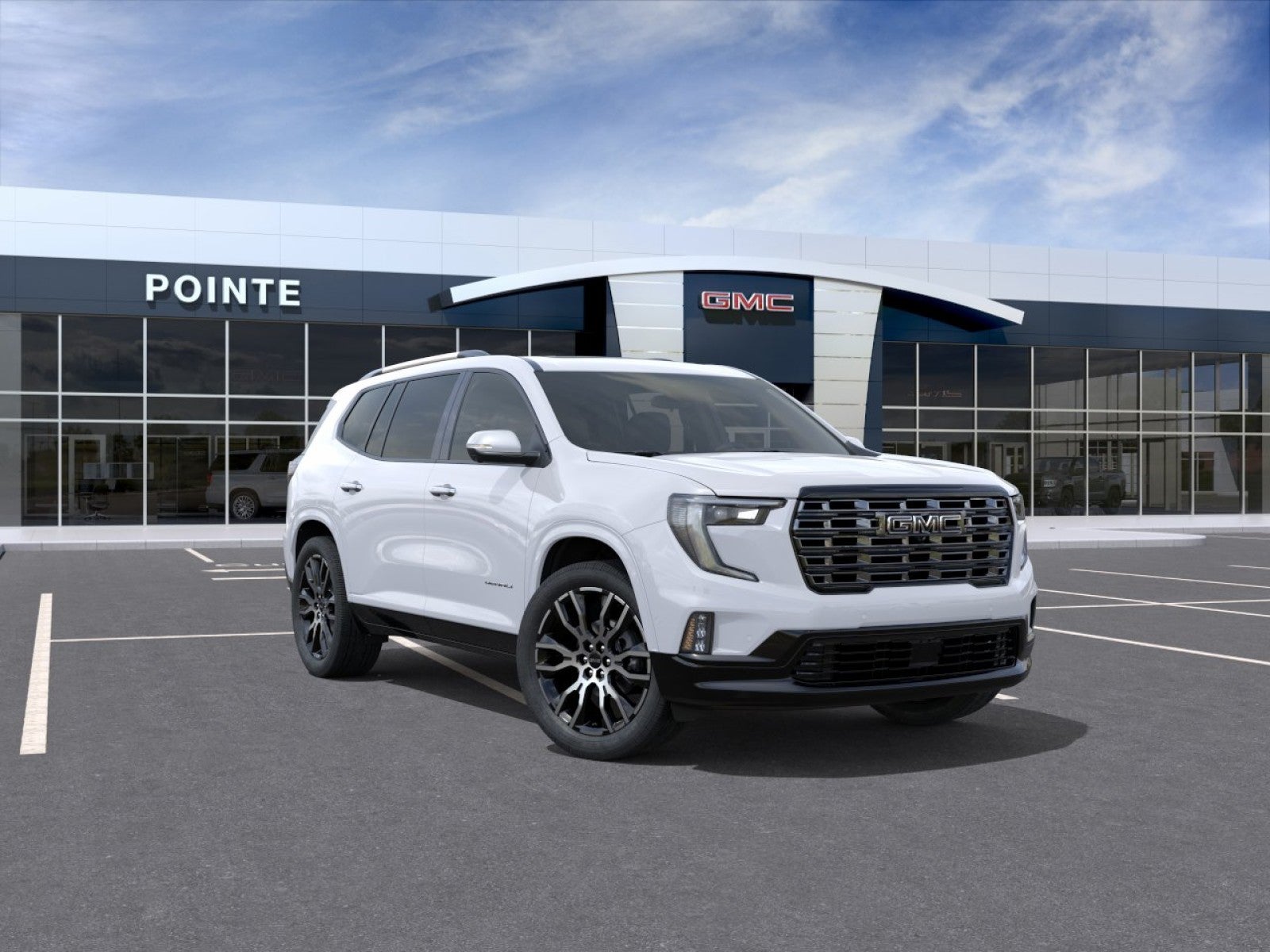 Glacier White Tricoat 2026 GMC Acadia Denali Ultimate AWD SUV / Crossover Four-Wheel Drive Automatic