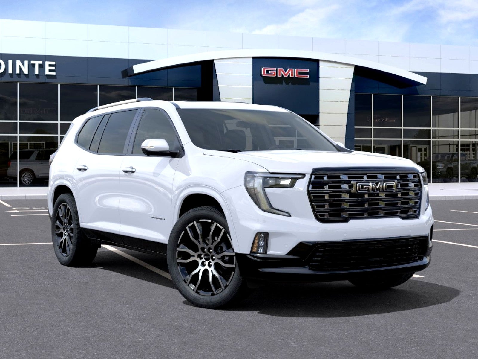 Glacier White Tricoat 2026 GMC Acadia SUV / Crossover Four-Wheel Drive Automatic