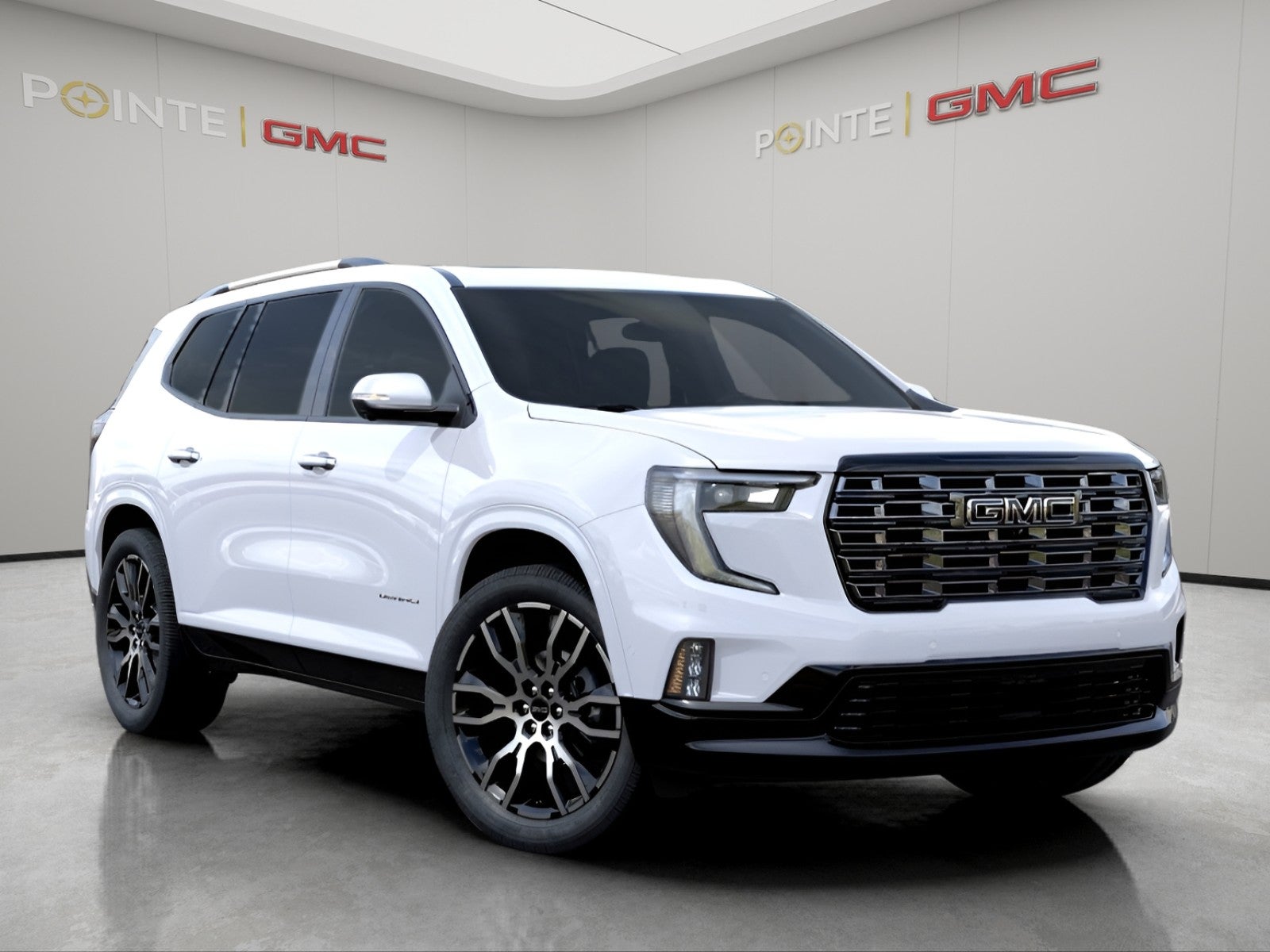 Glacier White Tricoat 2026 GMC Acadia SUV / Crossover Four-Wheel Drive Automatic