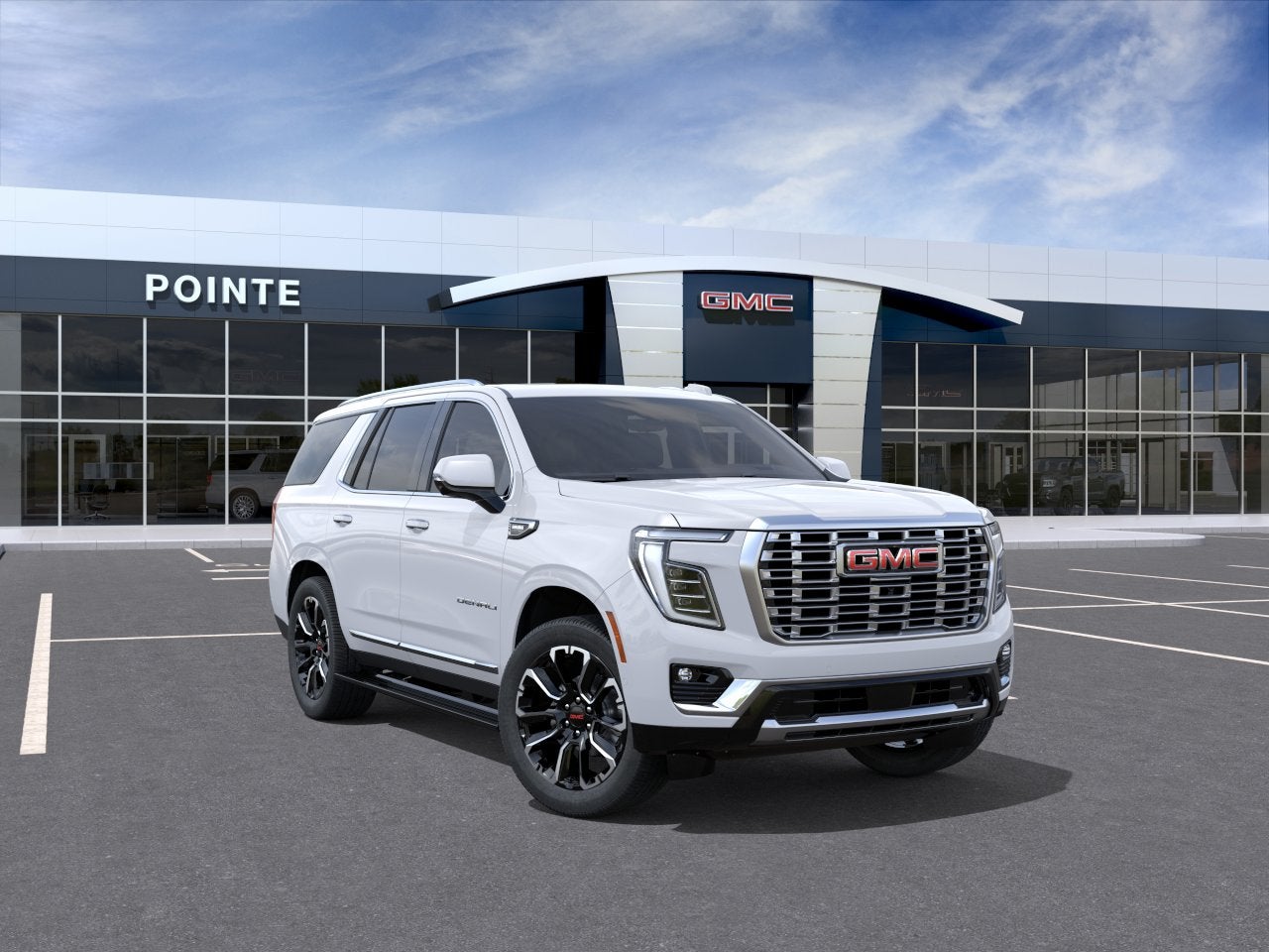 Glacier White Tricoat 2026 GMC Yukon SUV / Crossover Four-Wheel Drive Automatic