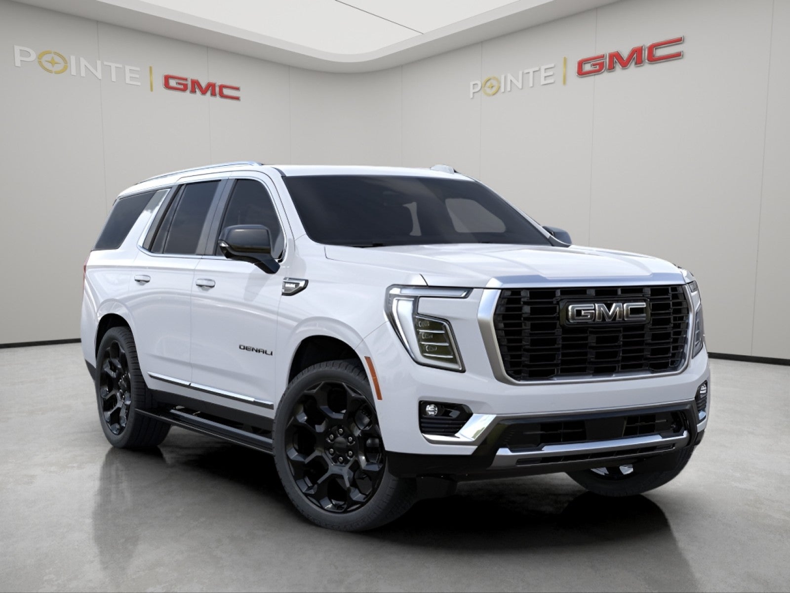 Glacier White Tricoat 2026 GMC Yukon SUV / Crossover Four-Wheel Drive Automatic