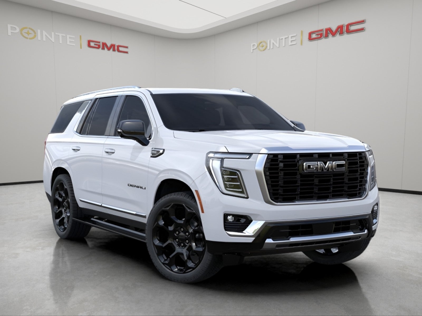 Glacier White Tricoat 2026 GMC Yukon SUV / Crossover Four-Wheel Drive Automatic