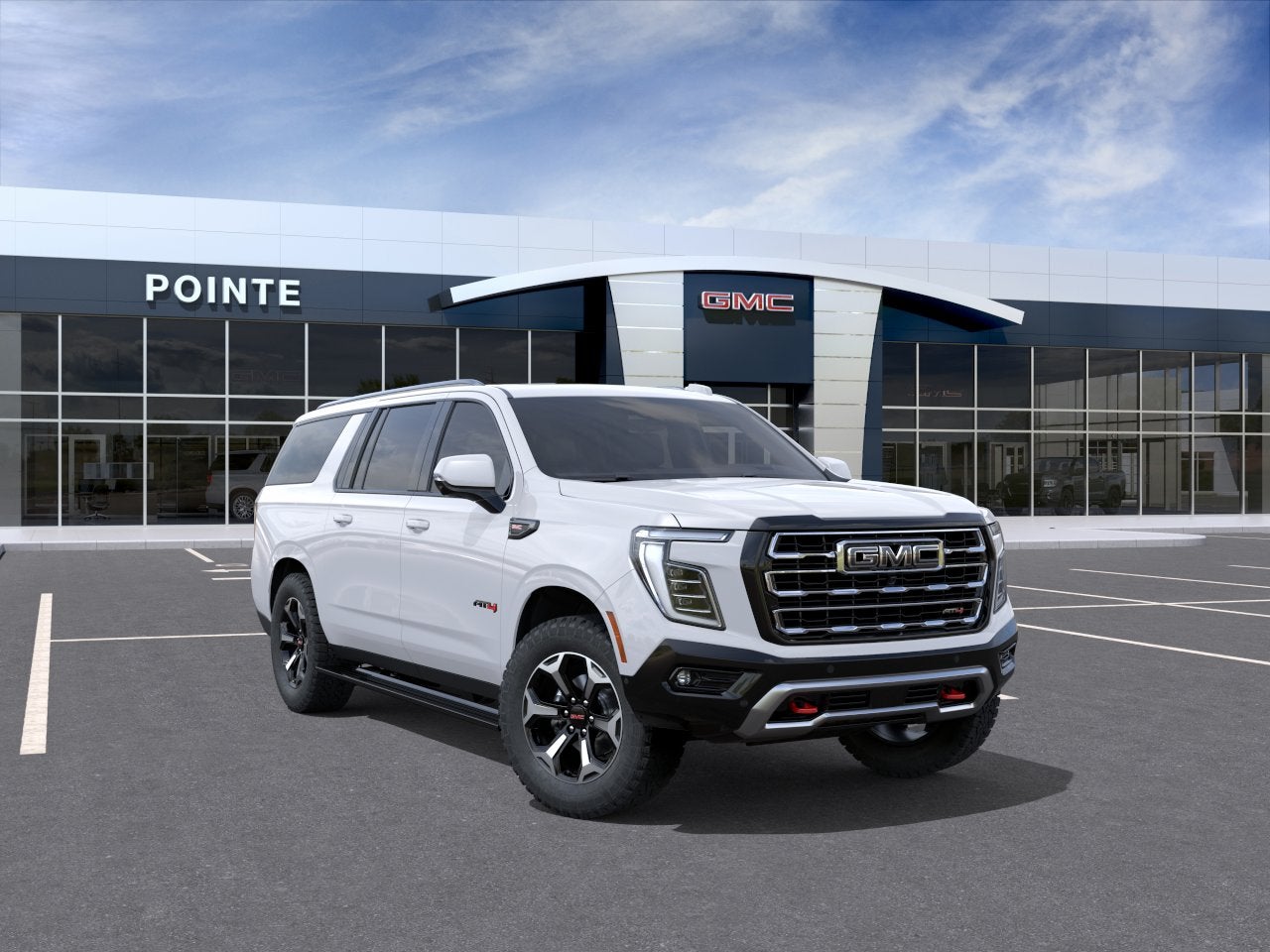 Summit White 2026 GMC Yukon XL AT4 4WD SUV / Crossover Four-Wheel Drive Automatic