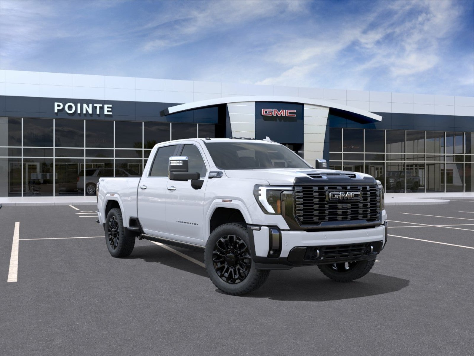 Glacier White Tricoat 2026 GMC Sierra 2500HD Pickup Truck Four-Wheel Drive Automatic